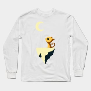 Moon Cat Long Sleeve T-Shirt